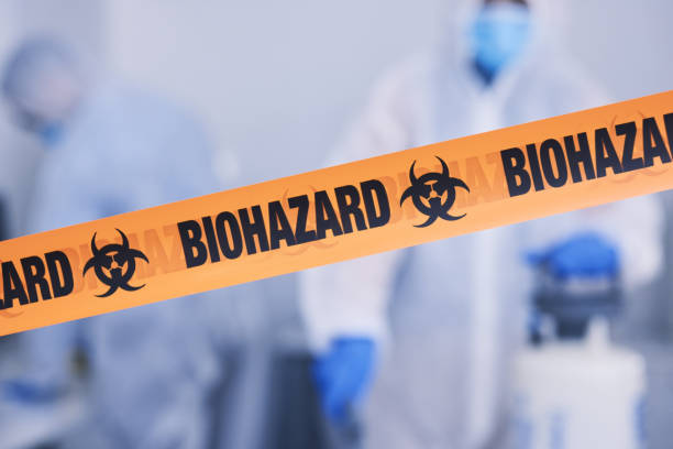 Professional Biohazard Cleanup technician working in Roseville, MN